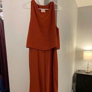 Rust orange jumpsuit (worn once)